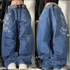 Baggy Jeans | Loose Fit | Wide Leg | Cargo Jeans | Women's Jeans-Myra Lina