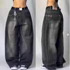 Baggy Jeans | Loose Fit | Wide Leg | Cargo Jeans | Women's Jeans-Myra Lina