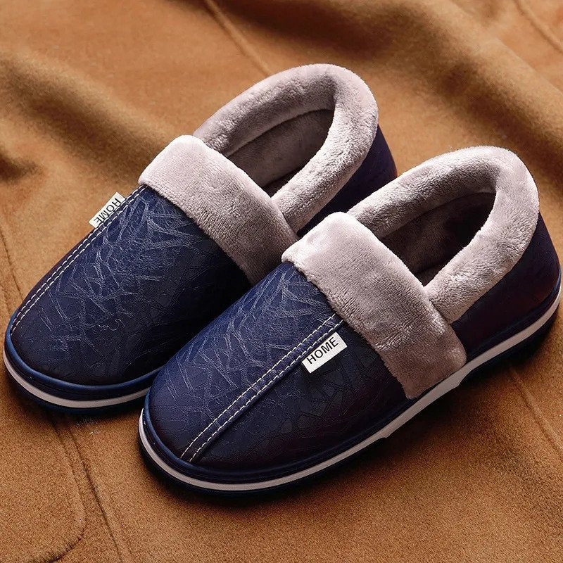 Bergen Indoor Slippers | Warm Men's Slippers for Winter-Myra Lina