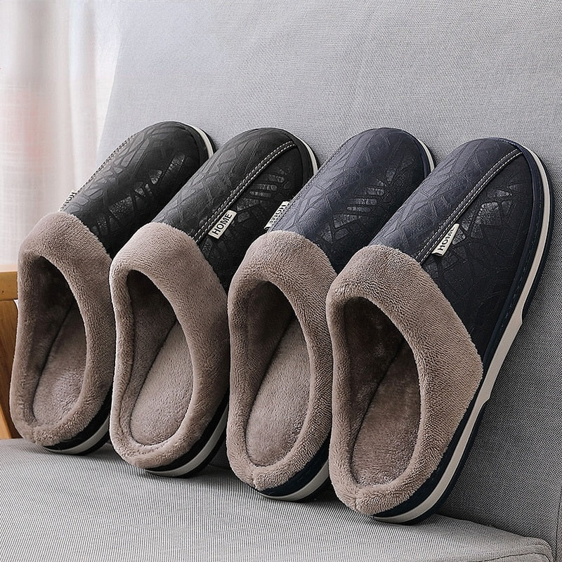 Bergen Indoor Slippers | Warm Men's Slippers for Winter-Myra Lina