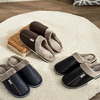 Bergen Indoor Slippers | Warm Men's Slippers for Winter-Myra Lina