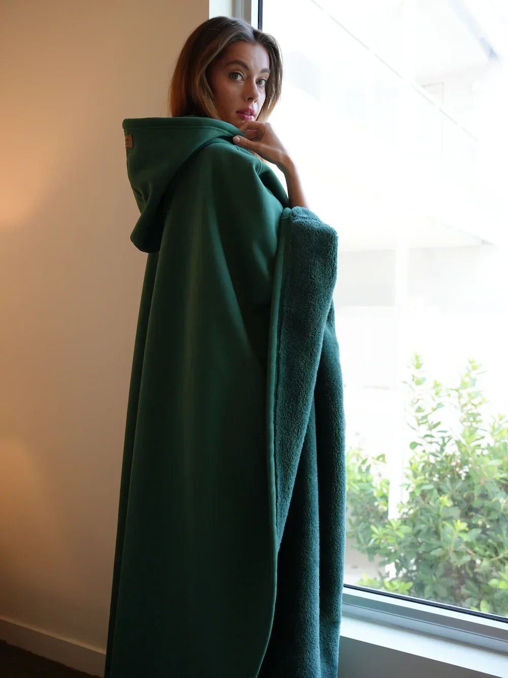 Blanket Hoodie – Oversized Cosy Fleece Hoodie for Women – Loungewear-Myra Lina