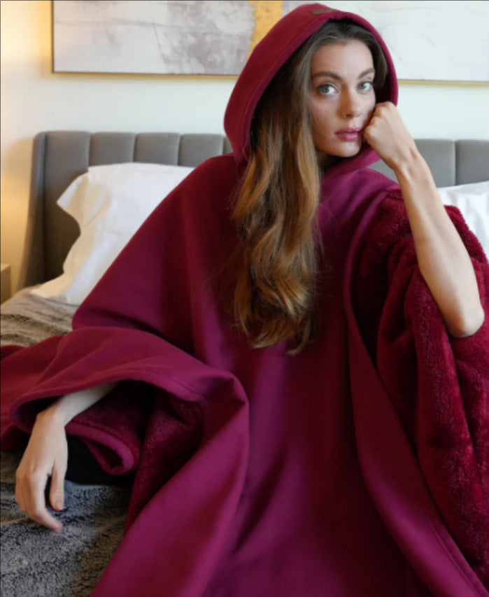 Blanket Hoodie – Oversized Cosy Fleece Hoodie for Women – Loungewear-Myra Lina