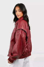 Bomber Jacket | Oversized | Zip | Women's Jacket-Myra Lina