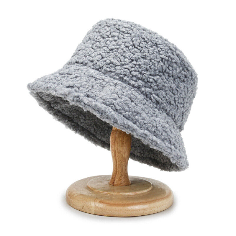 Bucket Hat for Women – Fleece – Winter – Teddy Cap – Women's Cap-Myra Lina