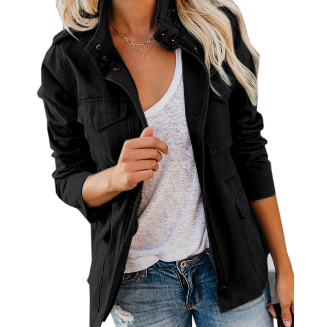 Cargo Jacket – Lightweight – Summer Jacket – Parka Jacket – Women's Jacket-Myra Lina