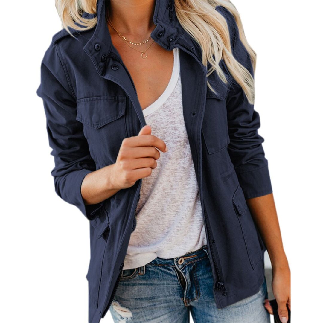 Cargo Jacket – Lightweight – Summer Jacket – Parka Jacket – Women's Jacket-Myra Lina