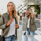 Cargo Jacket – Lightweight – Summer Jacket – Parka Jacket – Women's Jacket-Myra Lina