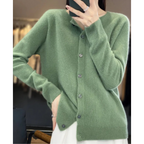 Cashmere-Style Cardigan | Button-Up | Long Sleeve | Knitted Cardigan | Women's Knitwear-Myra Lina