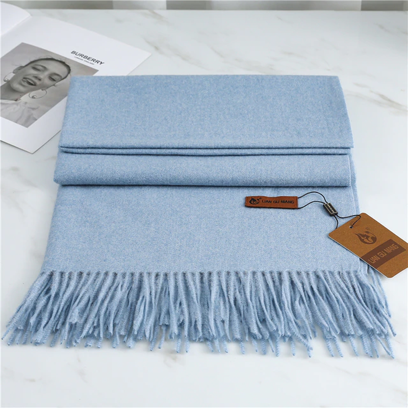 Cashmere-Style Scarf | Warm | Wool Blend | Winter Scarf | Women's Scarf-Myra Lina