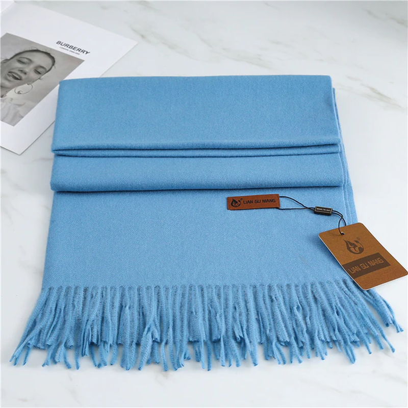 Cashmere-Style Scarf | Warm | Wool Blend | Winter Scarf | Women's Scarf-Myra Lina