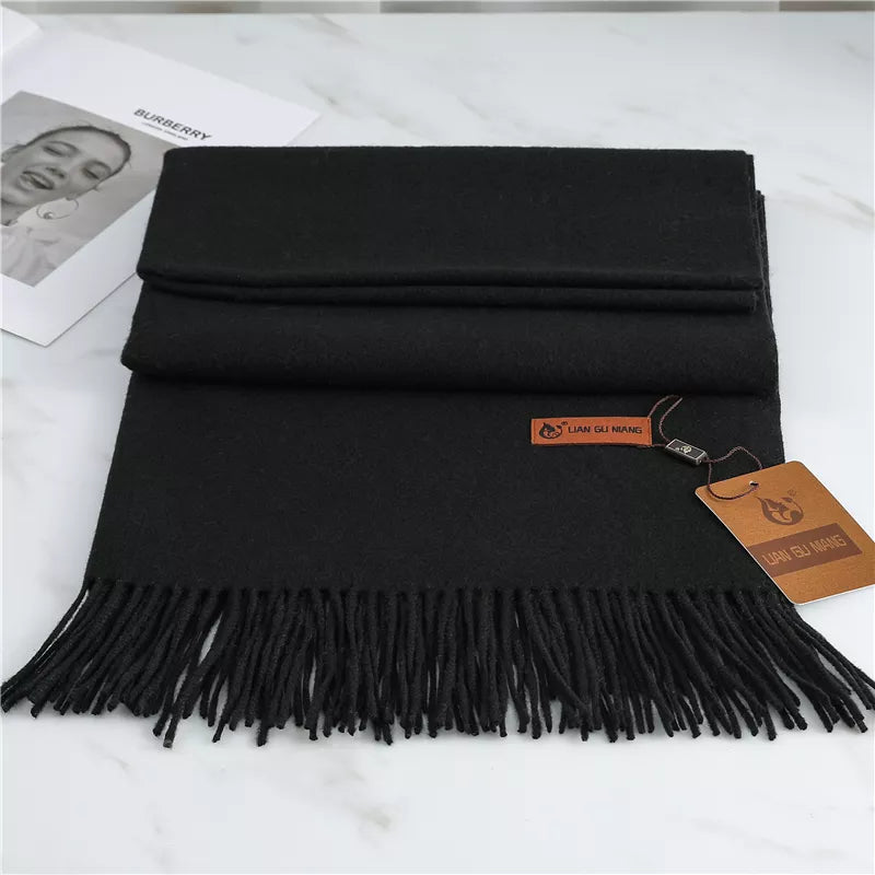 Cashmere-Style Scarf | Warm | Wool Blend | Winter Scarf | Women's Scarf-Myra Lina