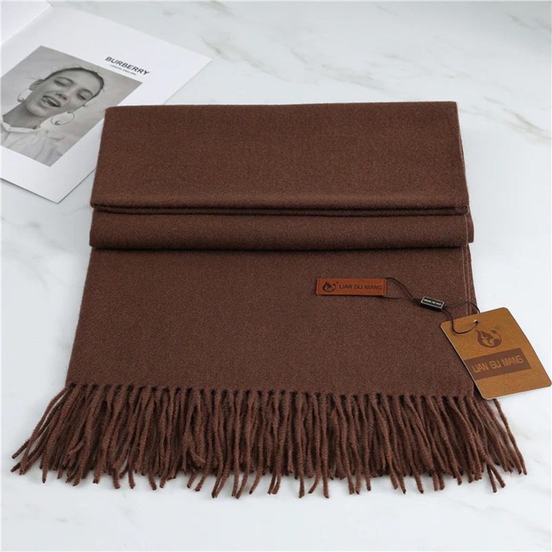 Cashmere-Style Scarf | Warm | Wool Blend | Winter Scarf | Women's Scarf-Myra Lina