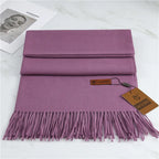 Cashmere-Style Scarf | Warm | Wool Blend | Winter Scarf | Women's Scarf-Myra Lina
