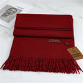 Cashmere-Style Scarf | Warm | Wool Blend | Winter Scarf | Women's Scarf-Myra Lina