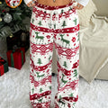 Christmas Pants | Drawstring | Warm | Lounge Pants | Women's Pyjama Pants-Myra Lina