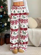 Christmas Pants | Drawstring | Warm | Lounge Pants | Women's Pyjama Pants-Myra Lina