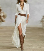 Classic Maxi Dress | Airy | Elegant Everyday-Myra Lina