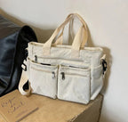 Corduroy Bag – Multi-Pocket Shoulder Bag for Women with Long Strap-Myra Lina