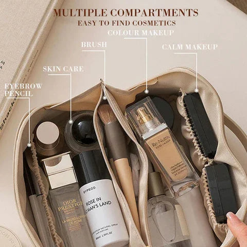Cosmetics Bag | Toiletry Bag | Multi-Pocket Bag | Makeup Bag-Myra Lina