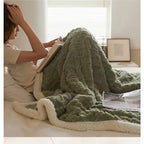 Cosy Sherpa Blanket – Fluffy – Winter – Plush Blanket – Fleece Blanket-Myra Lina