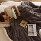 Cosy Sherpa Blanket – Fluffy – Winter – Plush Blanket – Fleece Blanket-Myra Lina