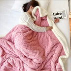 Cosy Sherpa Blanket – Fluffy – Winter – Plush Blanket – Fleece Blanket-Myra Lina