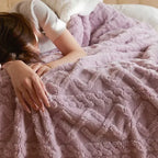 Cosy Sherpa Blanket – Fluffy – Winter – Plush Blanket – Fleece Blanket-Myra Lina
