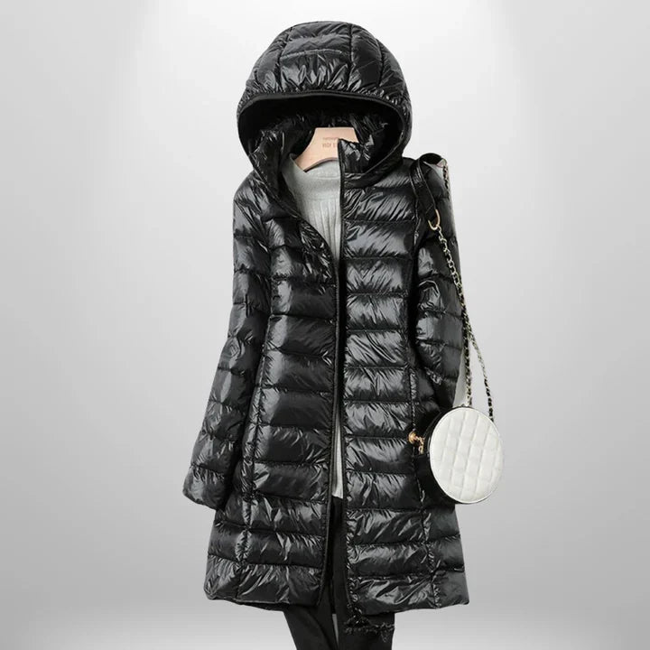 Down Jacket – Lightweight – Hooded – Puffer Jacket – Women's Winter Jacket-Myra Lina