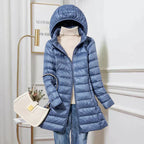 Down Jacket – Lightweight – Hooded – Puffer Jacket – Women's Winter Jacket-Myra Lina