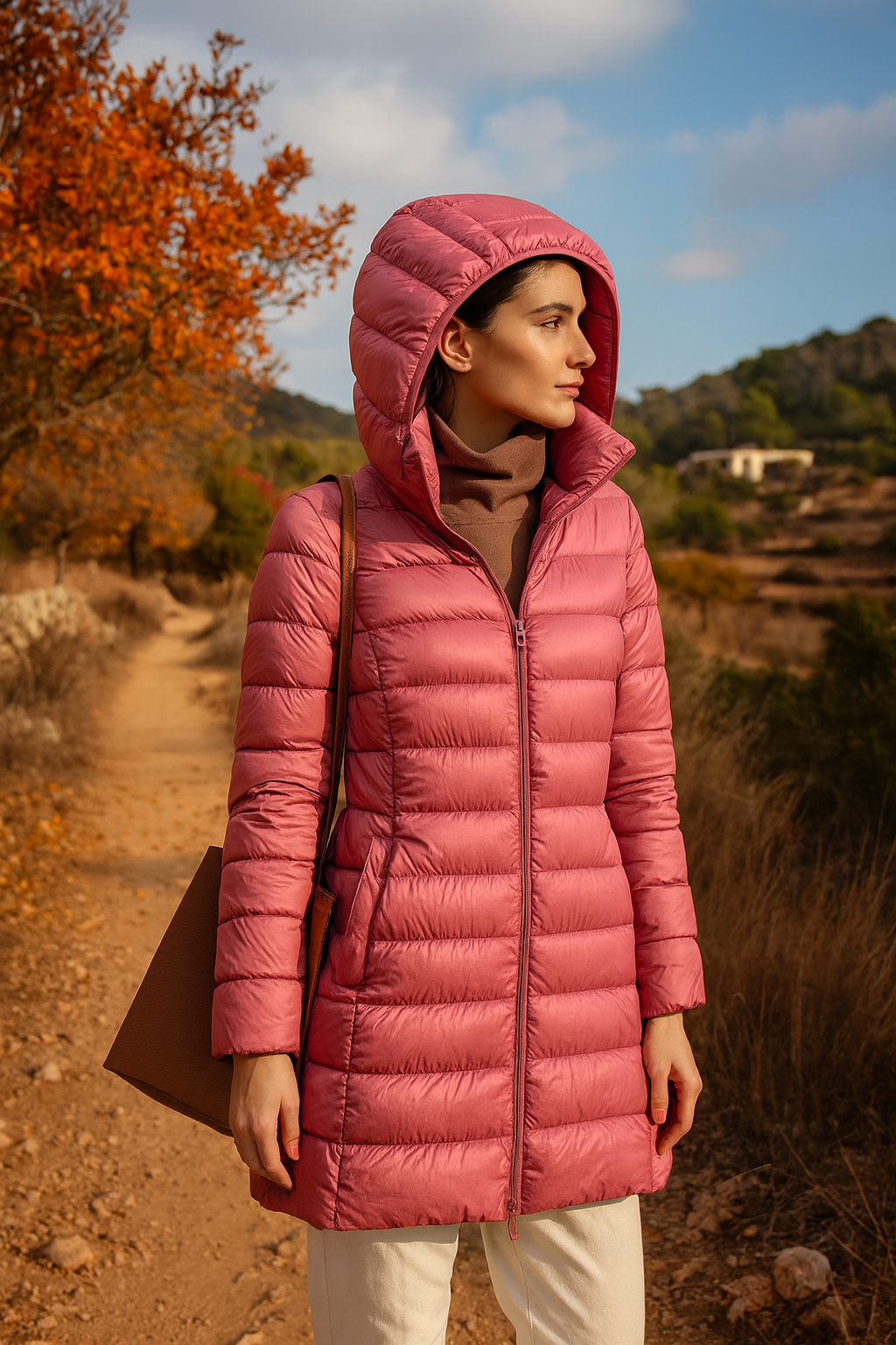 Down Jacket – Lightweight – Hooded – Puffer Jacket – Women's Winter Jacket-Myra Lina