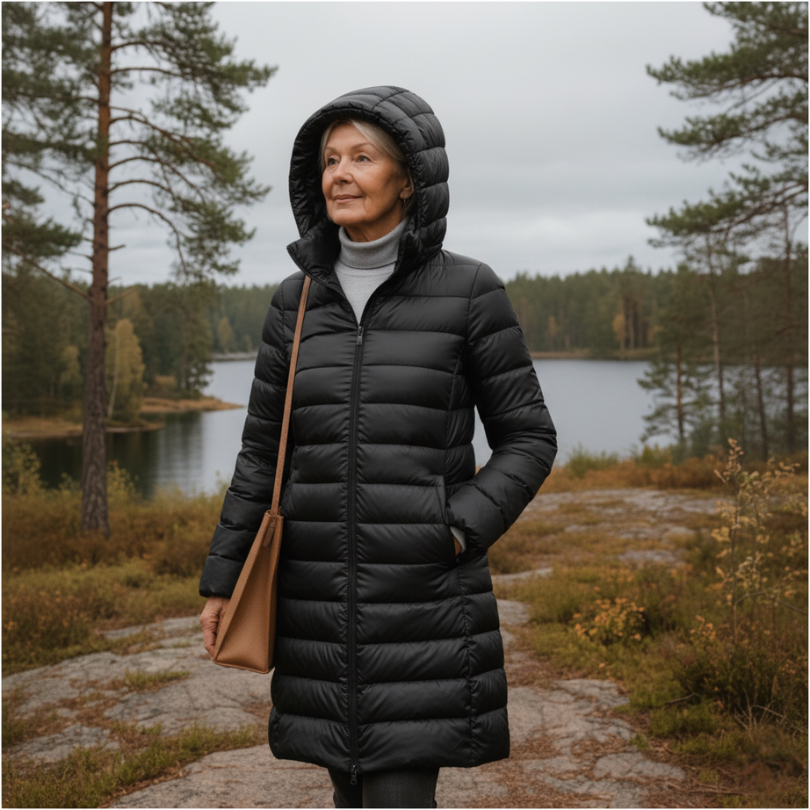Down Jacket – Lightweight – Hooded – Puffer Jacket – Women's Winter Jacket-Myra Lina