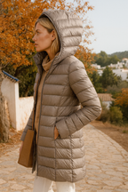 Down Jacket – Lightweight – Hooded – Puffer Jacket – Women's Winter Jacket-Myra Lina