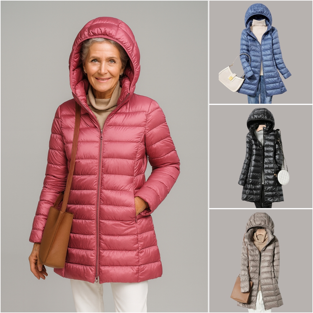 Down Jacket – Lightweight – Hooded – Puffer Jacket – Women's Winter Jacket-Myra Lina