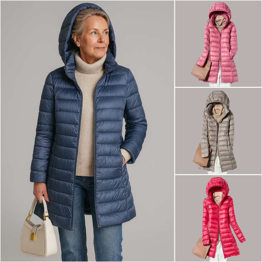 Down Jacket – Lightweight – Hooded – Puffer Jacket – Women's Winter Jacket-Myra Lina