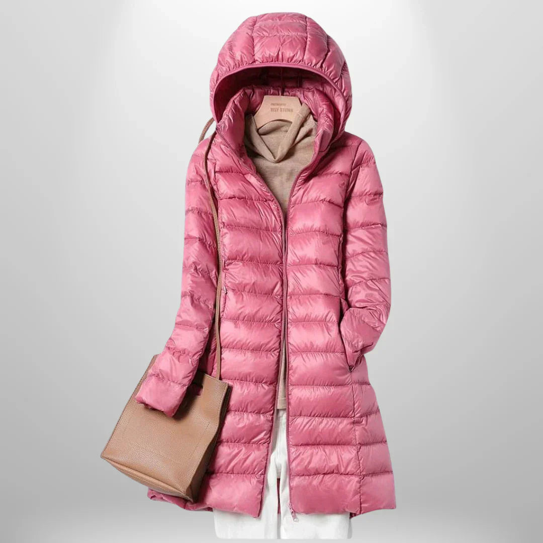 Down Jacket – Lightweight – Hooded – Puffer Jacket – Women's Winter Jacket-Myra Lina
