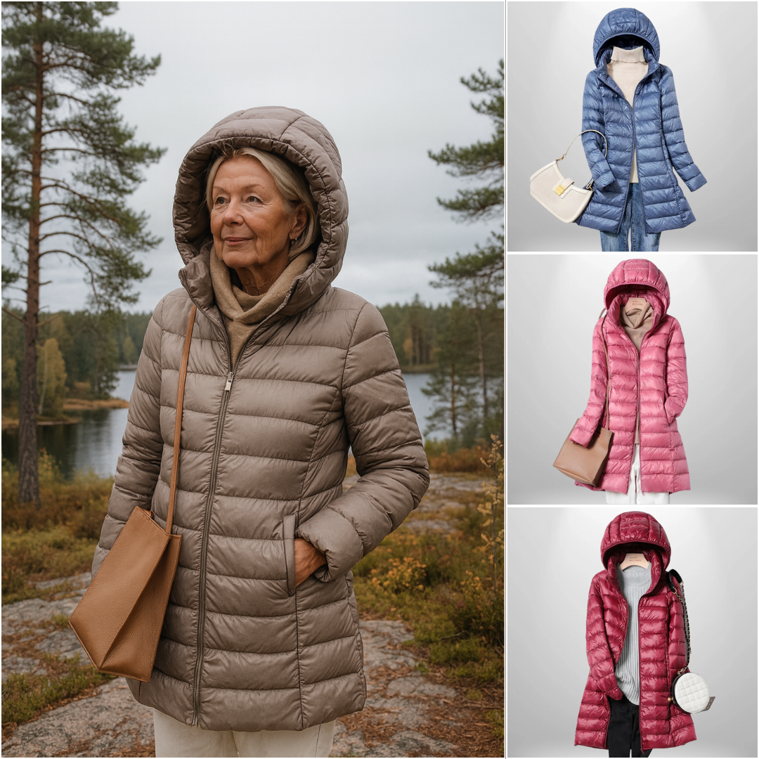 Down Jacket – Lightweight – Hooded – Puffer Jacket – Women's Winter Jacket-Myra Lina