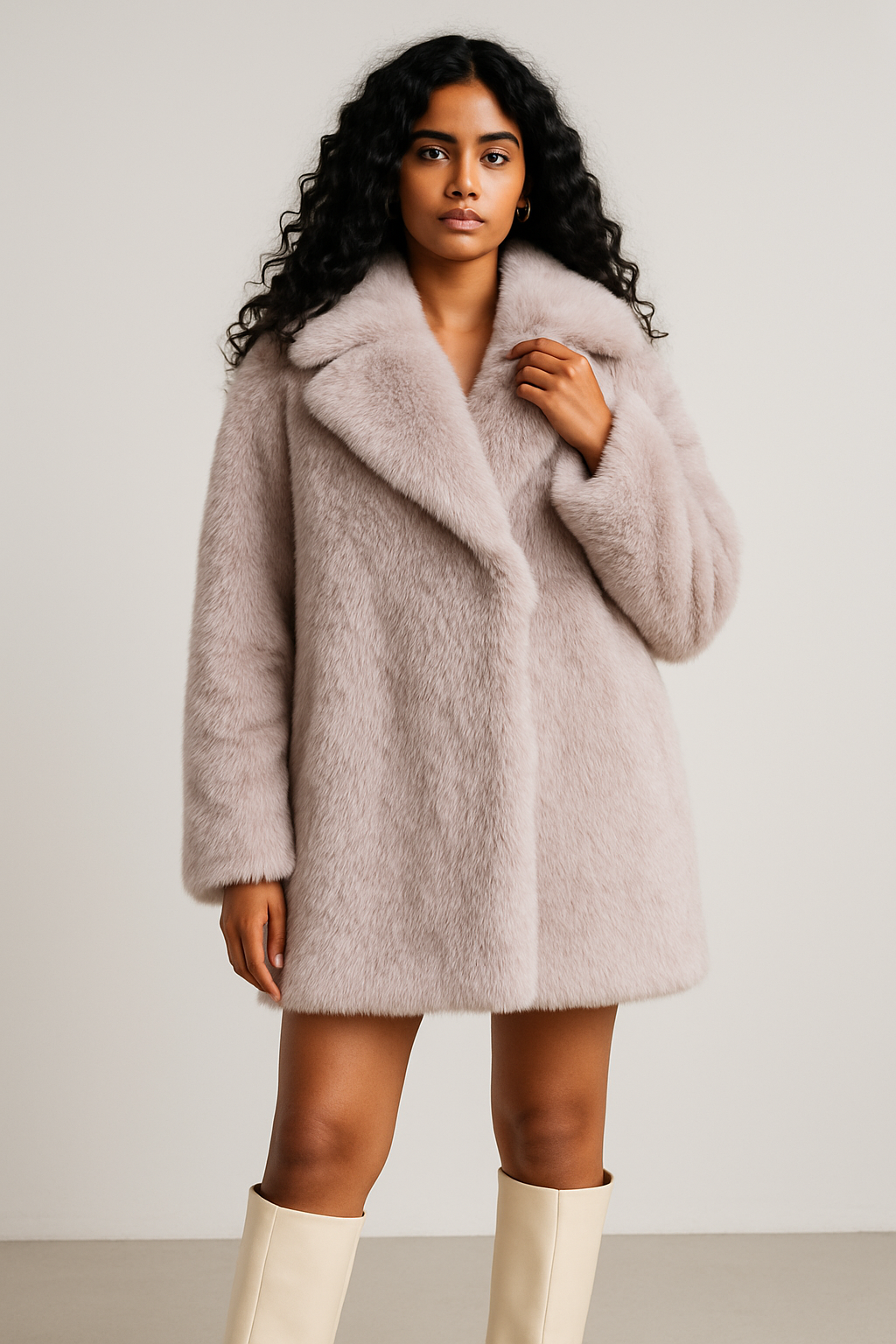 Faux Fur Jacket-Myra Lina
