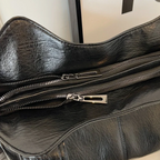 Faux Leather Bag – Large Crossbody Shoulder Bag for Women-Myra Lina