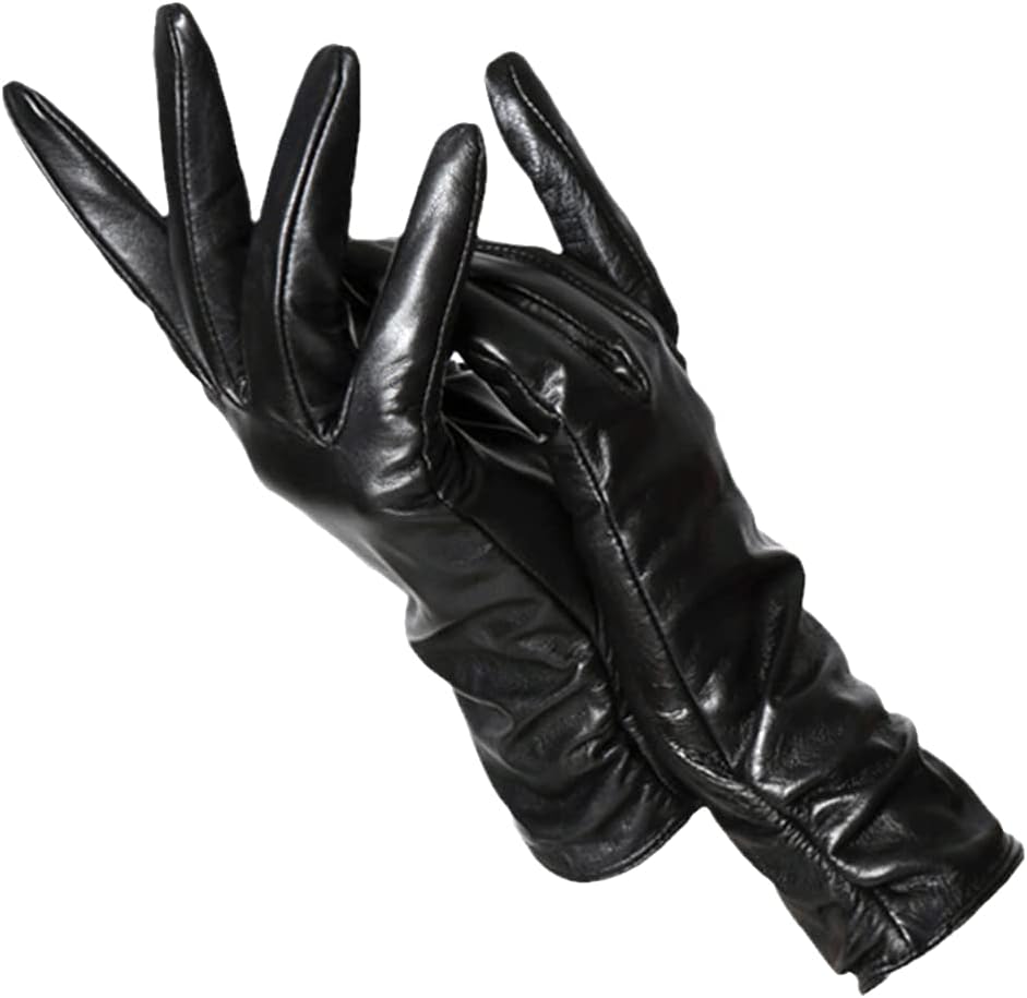 Faux Leather Gloves – Stylish Winter Gloves for Women-Myra Lina