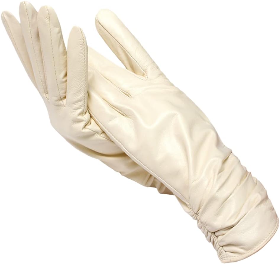 Faux Leather Gloves – Stylish Winter Gloves for Women-Myra Lina