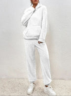 Fleece Loungewear – Two-Piece Lounge Set for Women with Hoodie and Joggers-Myra Lina