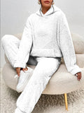 Fleece Loungewear – Two-Piece Lounge Set for Women with Hoodie and Joggers-Myra Lina