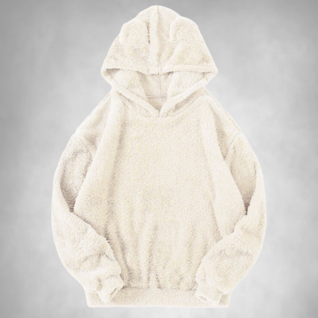 Fleece Sweater – Bear Ear – Warm – Pullover Hoodie – Hoodie for Women-Myra Lina