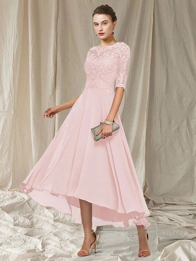 Formal Maxi Dress | Lace Bodice | Bridesmaid Dress-Myra Lina