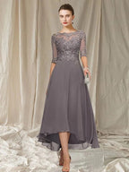 Formal Maxi Dress | Lace Bodice | Bridesmaid Dress-Myra Lina
