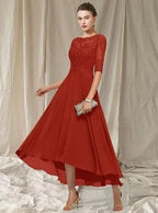 Formal Maxi Dress | Lace Bodice | Bridesmaid Dress-Myra Lina