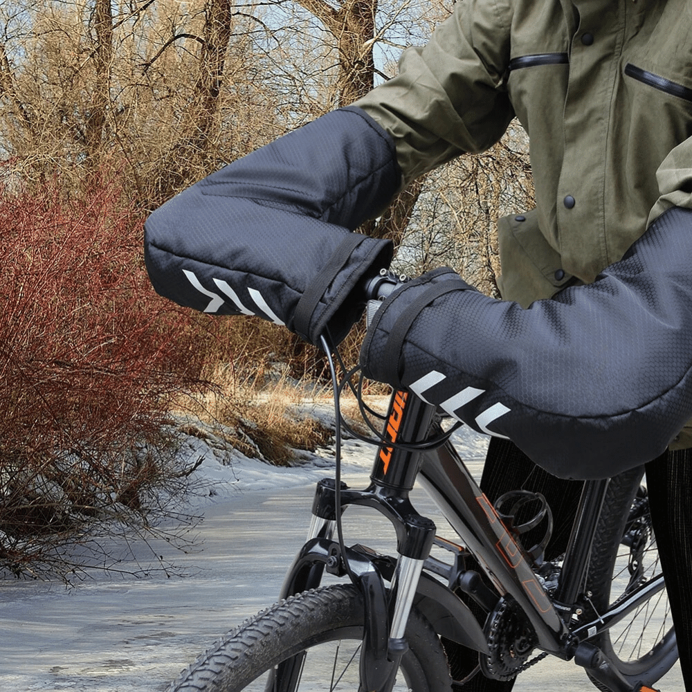 Handlebar Muffs – Waterproof – Reflective – Cycling Gloves – Motorcycle Handlebar Muffs-Myra Lina
