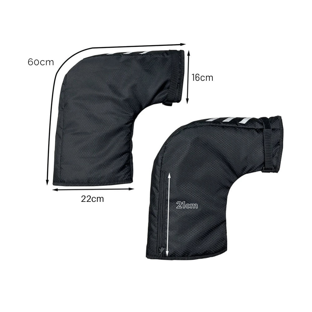 Handlebar Muffs – Waterproof – Reflective – Cycling Gloves – Motorcycle Handlebar Muffs-Myra Lina