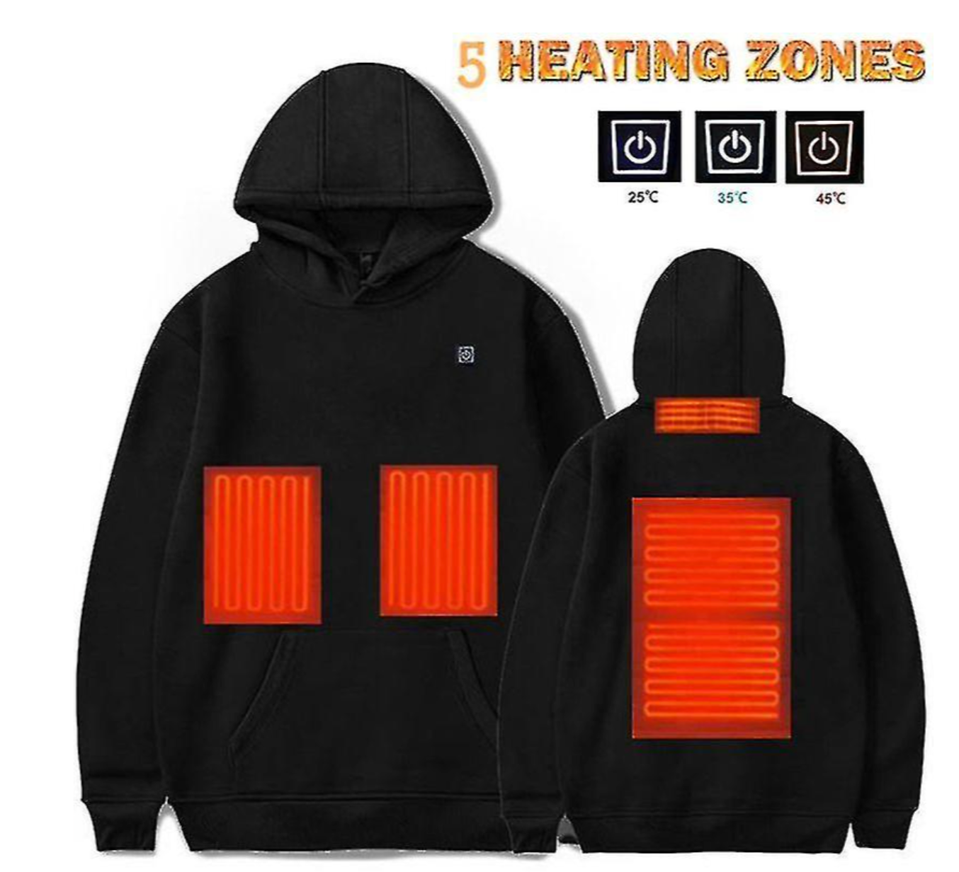 Heated Hoodie – Warm – Sweater – Winter Hoodie – Women's Hoodie-Myra Lina